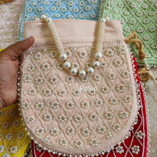 Luxury embroidery premium potli bags (1 piece)