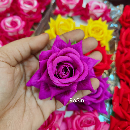 Artificial purple rose(pack of 2)