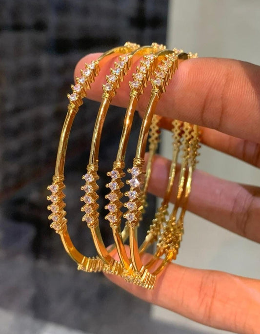 Diamond replica bangles(2 bangles)