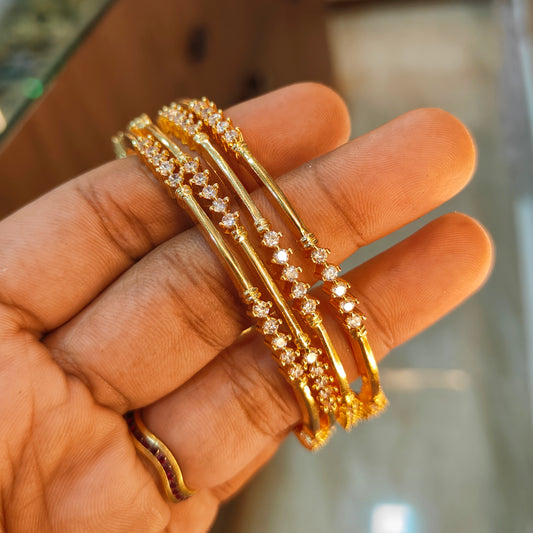 Diamond replica bangles(2 bangles)