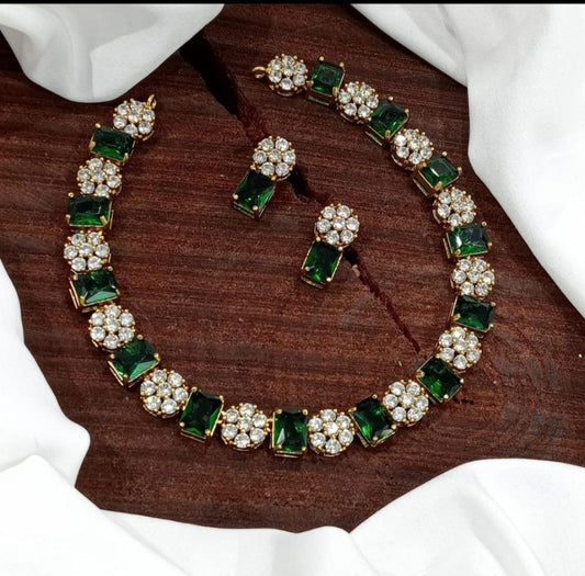 Emerald diamond replica