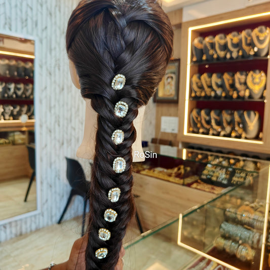 Elegant stone upin (set of 3)