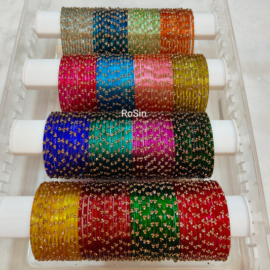 Exclusive 2.10 candy Kannadi glass bangles