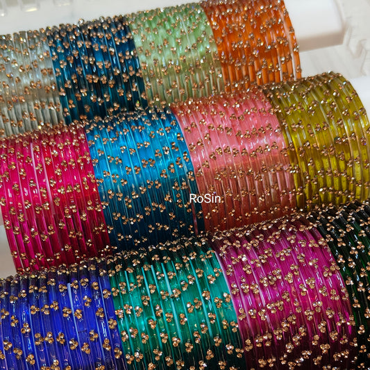 Exclusive 2.10 candy Kannadi glass bangles