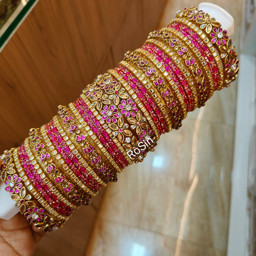 Rani pink and gold set – Rosin
