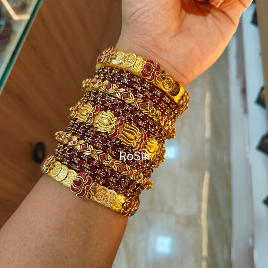 Traditional Arakku maroon bridal set