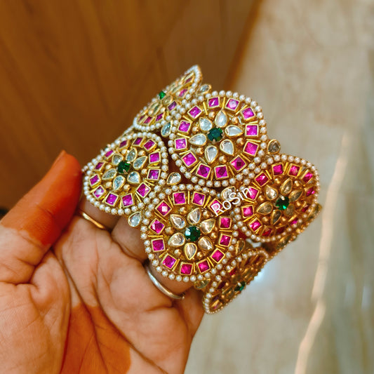Jadau statement kada bangles(single kada)