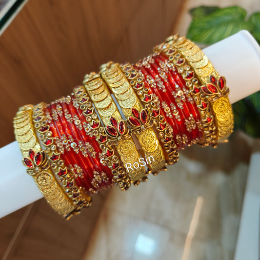 Red coin Lotus set