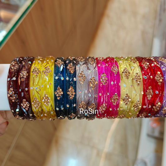 Twinkle kids glass kada(2 bangles)