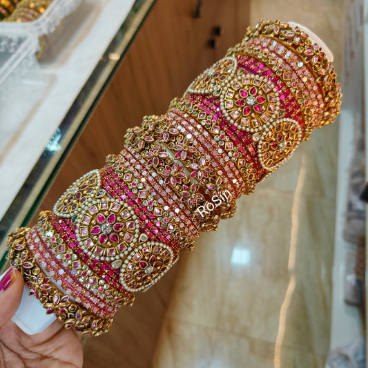 Jadau statement bangles set