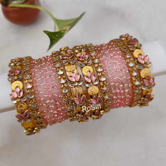 Coin Lotus baby pink set