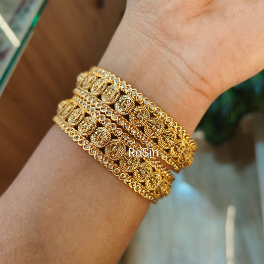 Coin gold replica bangles (2)