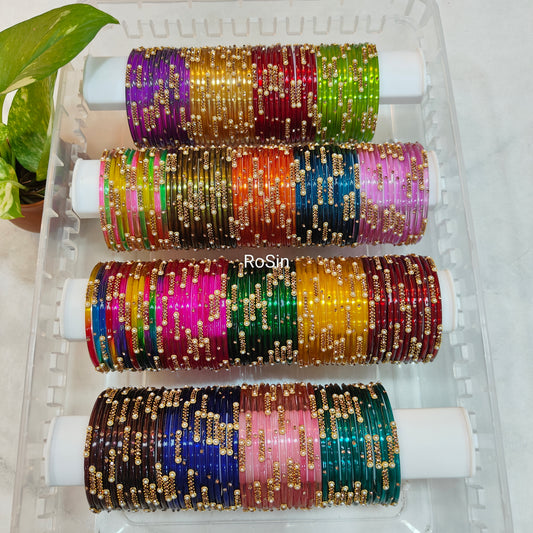 Kalki glass bangles (1 dozen)
