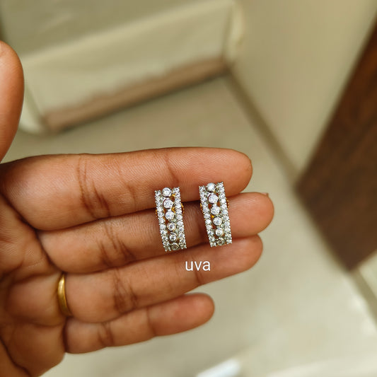 92.5 silver gold plated J type tops 014