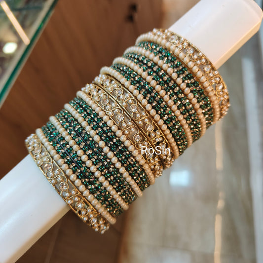 Pearl Delight (24 bangles)