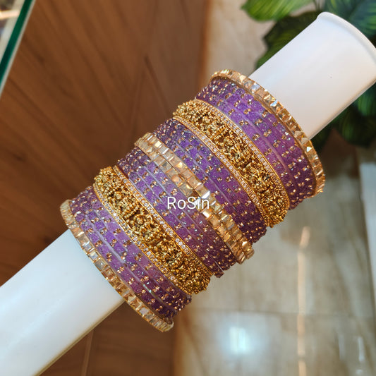 Lakshmi rose stack(18 bangles)