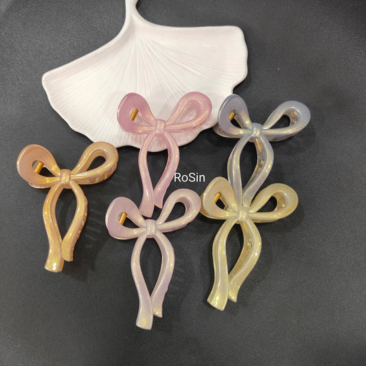 Cute korean bow hair clip (1)