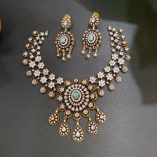 Victorian seagreen set