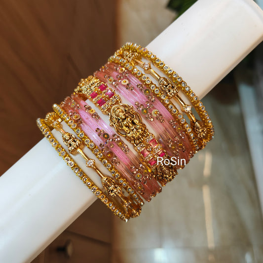 Ashta Lakshmi bangles set (1 hand)