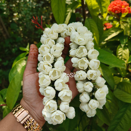Artificial jasmine gajra realistic buds( preorder here)