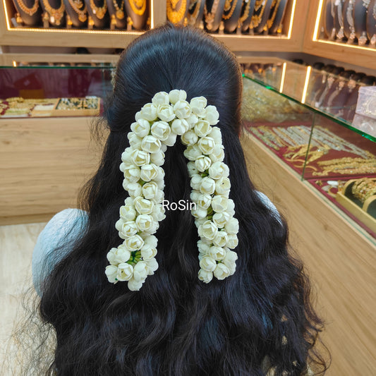 Artificial jasmine gajra realistic buds( preorder here)