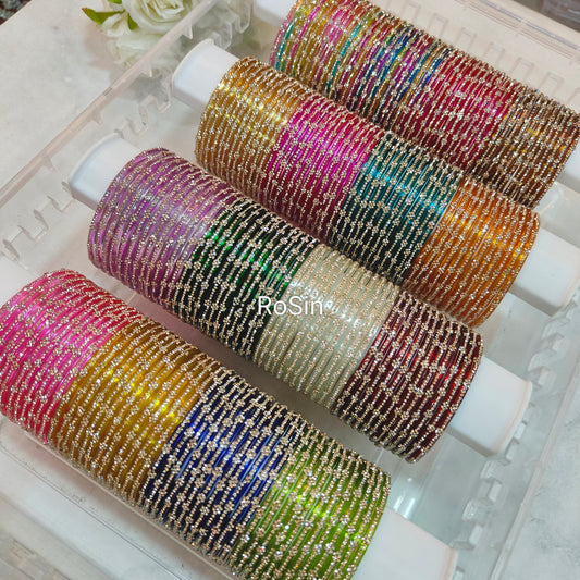 Nakshatra glass bangles (1 dozen)