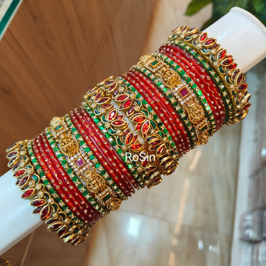 Red Lotus lakshmi set