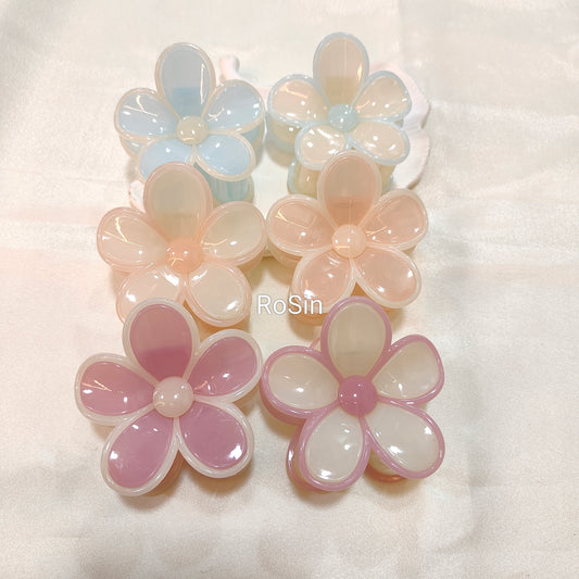 Large beautiful korean flower clip(1 piece)