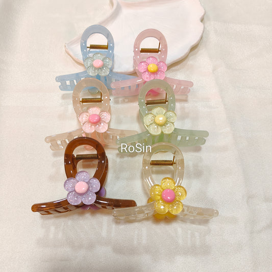 Beach cute flower clip (1 piece)