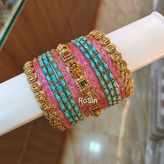 Lakshmi kaasu bangles stack size 2.6(6cm) 1 hand