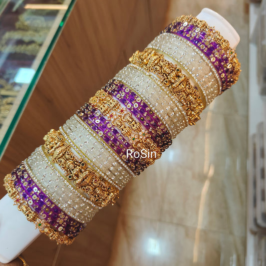 Lakshmi Devi bridal bangles full set