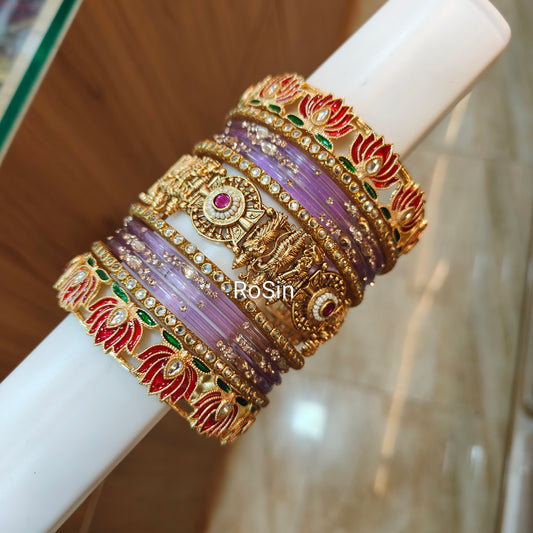 Sita Ram bangles stack (one hand)
