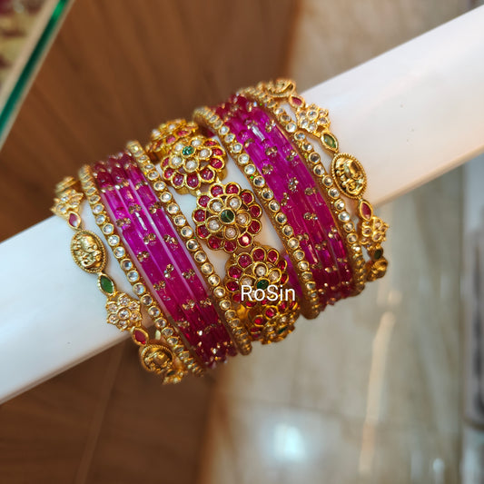 Adukkumalli bangles stack(1 hand)