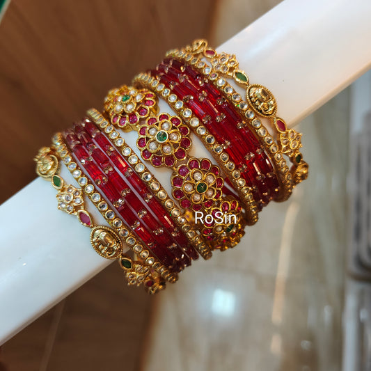 Adukkumalli bangles stack(1 hand)