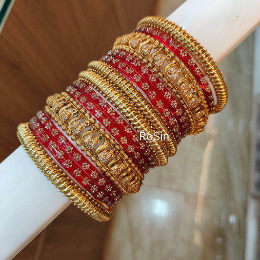 Annakili premium bangles stack (2 hands)