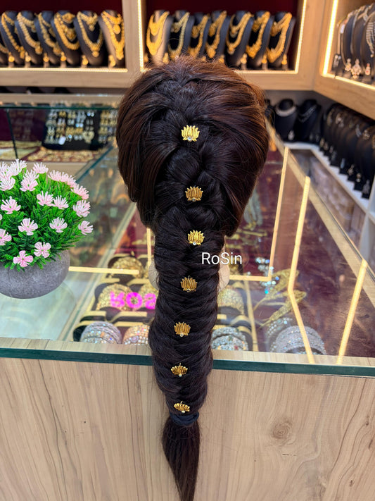 Lotus charm hair pins(6 piece)