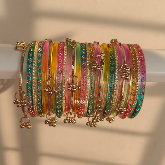 Rainbow 🌈 bangles set(1 hand)