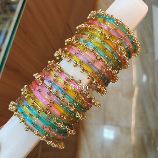 Rainbow ghungroo set (2 hands)