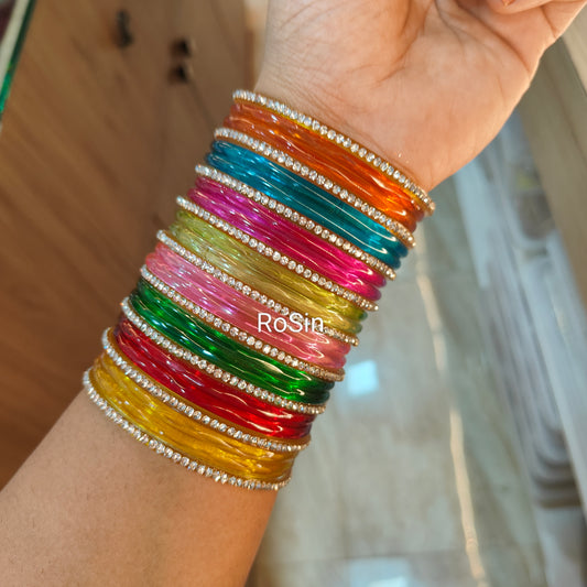 Jelly colourful combo set(2 hands)