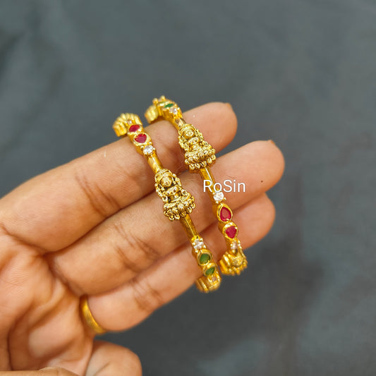 Lakshmi gold replica kids bangles (2 bangles)