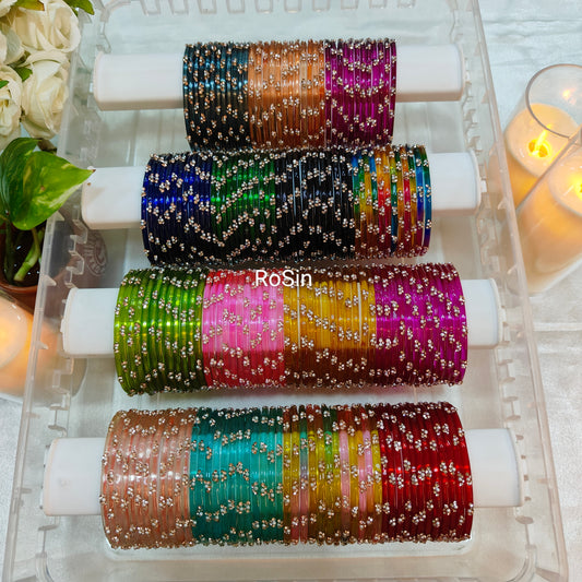 Nithila glass bangles (1 dozen)
