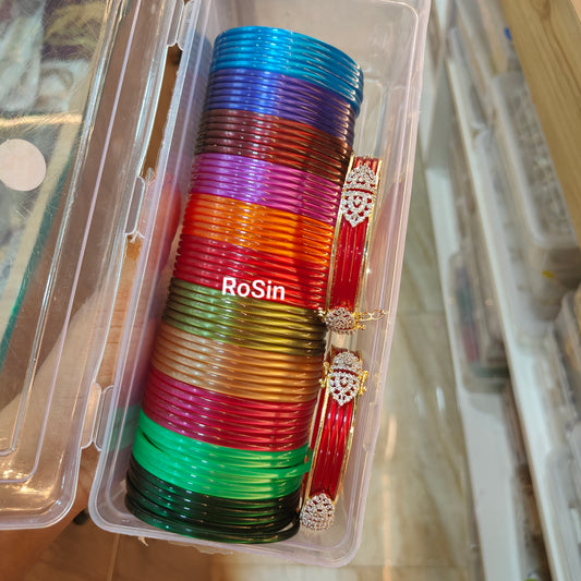 12in1 Colour changeable bangles new design(one box)