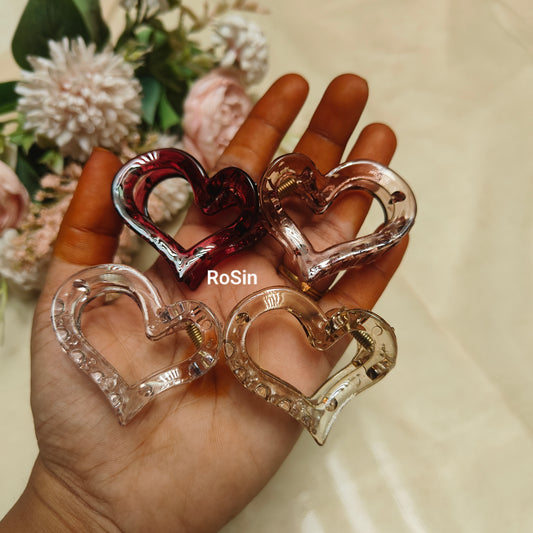 Heart clutch (1 piece)