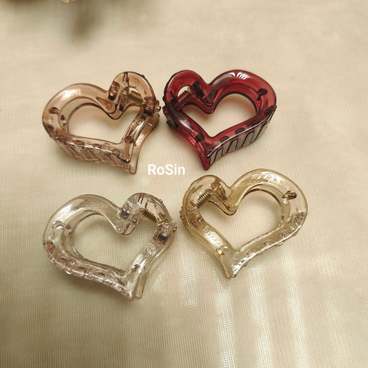 Heart clutch (1 piece)