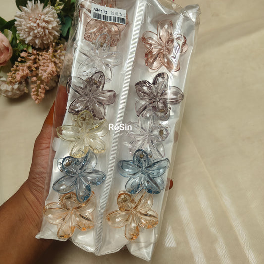 Flower crystal clutch (1 piece)