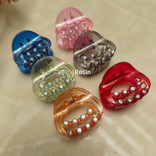 Single stone colour clutches(1 piece)