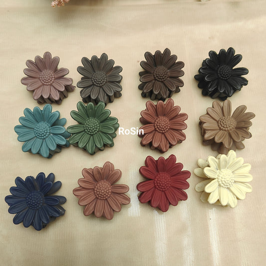 Flower matt clutches (1 piece)