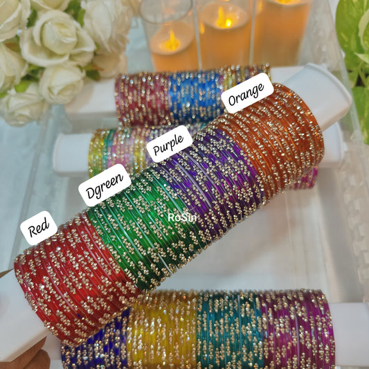 Radhi 2 kids glass bangles (1 dozen)
