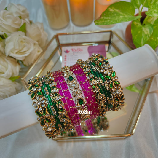 New wedding bangles collection (1 hand set)
