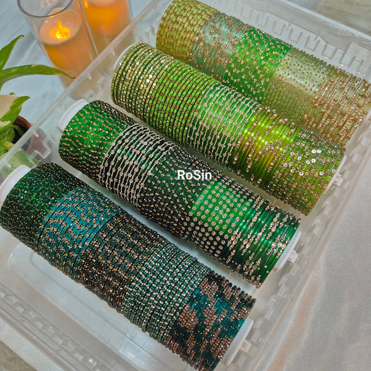 Shades of green combo box(20 selective sets)